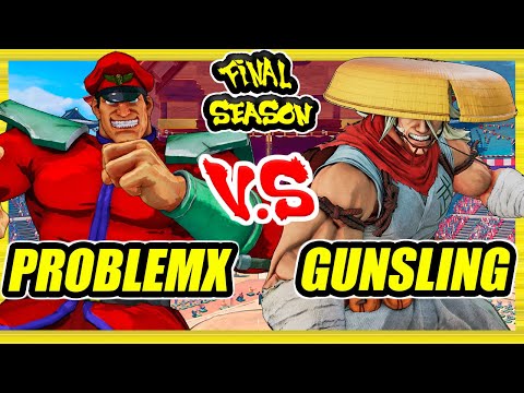 SFV CE 🔥 ProblemX (M.Bison) vs GunSlinga (Zeku) 🔥 Ranked Set 🔥 Street Fighter 5