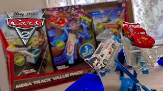 2011 Tokyo Spinout Track Set Unboxing & Run — Cars 2 Mega Track Value Pack