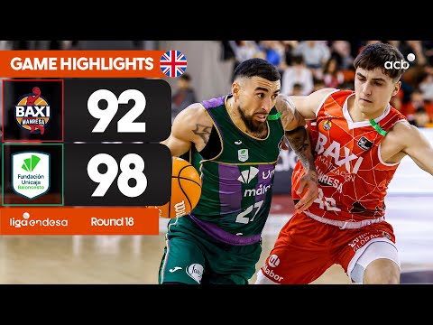 BAXI Manresa - Unicaja (92-98) GAME HIGHLIGHTS | Liga Endesa 2025-26