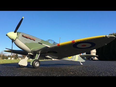 Avios Spitfire MkVb Super Scale 1450mm RC Warbird Maiden Flight