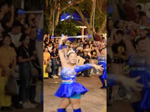 Chicas de Delta Music Band- Berlín, Usulután 2025 #banda #baile #tradiciones #musica #desfile