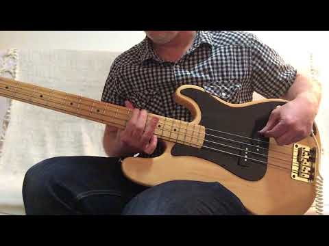 Vintage 1978 Harmony Precision P Bass Solid Wood Maple Neck Grover Tuners