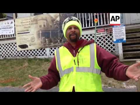 Archaeologists dig at Malcolm X home in Boston
