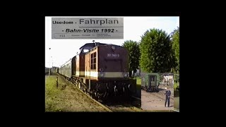 preview picture of video 'Inselbahn-Visite Usedom 1992'