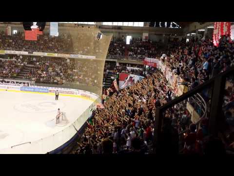 EBEL - FINALE PLAY-OFF GARA 2 - Bolzano - Salisburgo 4:2 - Coro - Siamo l'armata biancorossa