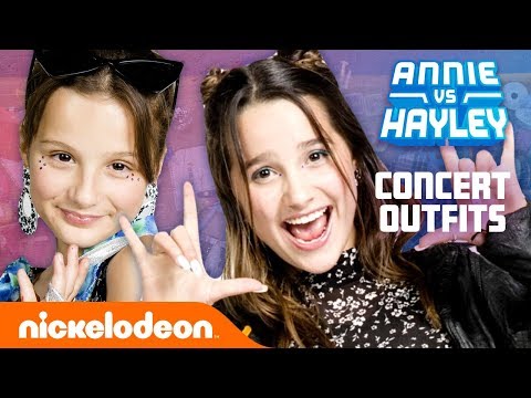 Annie & Hayley Design CONCERT OUTFITS For Each Other! 🎸 Fashion Faceoff: Season 2 Ep. 2 | Nick