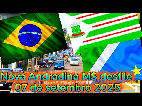 🎺🎖️ Desfile da Independência 2025 | Nova Andradina ms celebra 203 anos do Brasil