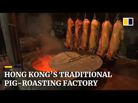 Hong Kong’s last firewood pig-roasting factory