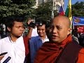 Wirathu leads Mandalay ‘peace march’