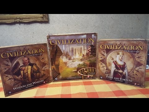 Me, Opening shit - Episode 27 - Sid Meier's Civilization the board game + expansions