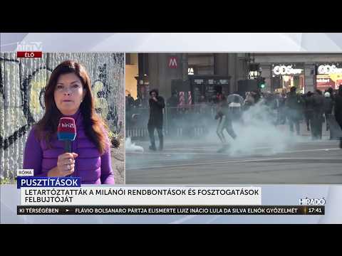 Miánói rendbontások és letartóztatások- HírTV