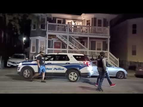 Boston police respond to Fayston Street for multiple shots fired leading up to multiple arrests