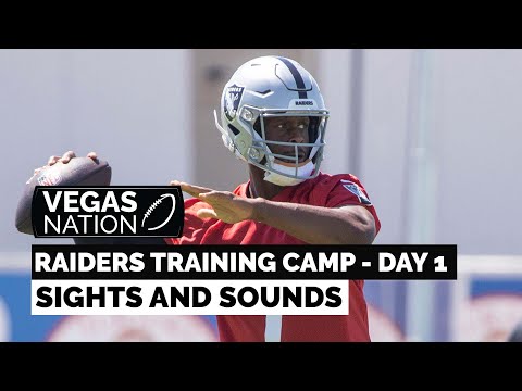 Raiders Training Camp Day 1 Sights and Sounds