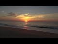 Sunrise at the Beach - Ocean City Maryland - 4K UHD - Ocean Sounds for Relaxation