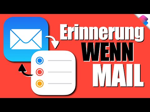 Automatische ERINNERUNG durch MAIL am iPhone & iPad