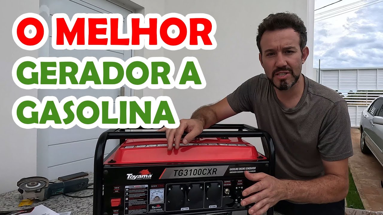 GERADOR DE ENERGIA TOYAMA TG3100CXR - Review Completo [Como ligar um Gerador a Gasolina]
