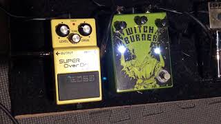 Video thumbnail for Boss Super Overdrive SD-1 vs Black Arts Toneworks Witch Burner - Metal by MMCGuitar