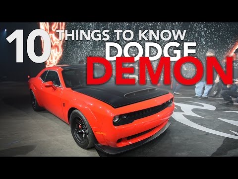 2018 Dodge Demon - 10 Things You Need to Know - 2017 New York Auto Show