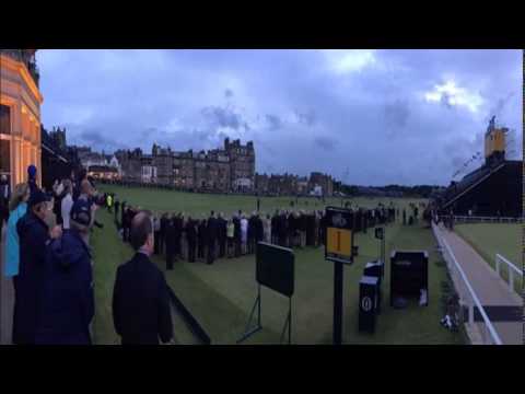 Tom Watson makes emotional farewell walk in his final British Open