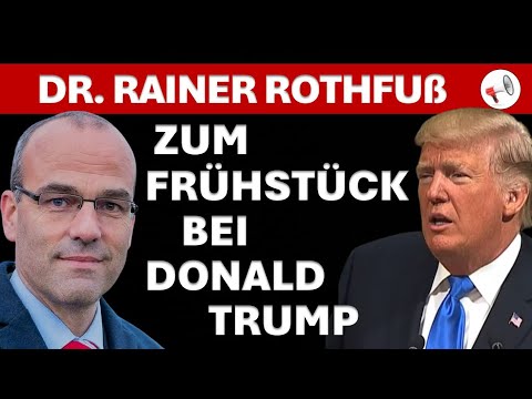 Direct from Washington: Dr. Rainer Rothfuß is a guest at the prayer breakfast with Donald Trump.