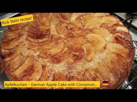 I make Rick Stein's 'Apfelkuchen' - German apple cake with cinnamon - orange marmalade glazed!