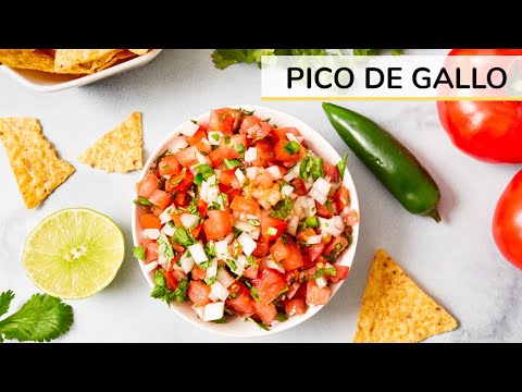 HOMEMADE PICO DE GALLO | easy, fresh salsa recipe