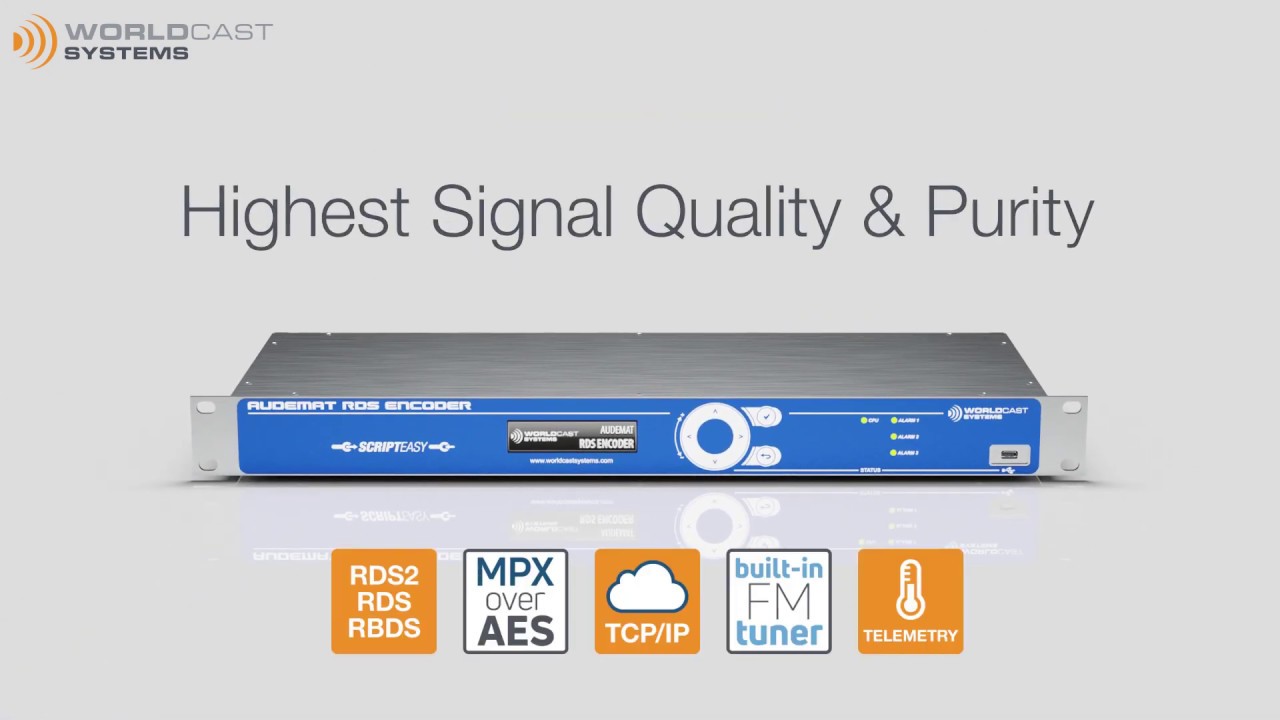 Audemat RDS Encoder - Product Video