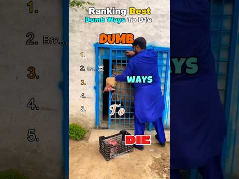 Ranking Best Dumb Ways To D1e