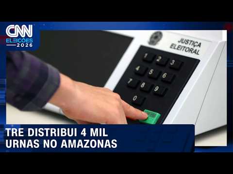 TRE distribui 4 mil urnas no estado do Amazonas para o 2º turno | CNN AGORA