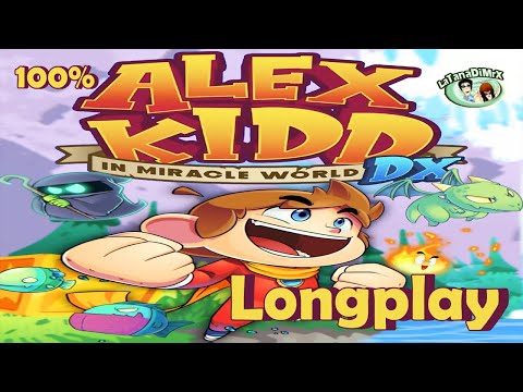 Alex Kidd in Miracle World DX 100% All Collectibles + Secret Island (Longplay) [HD]