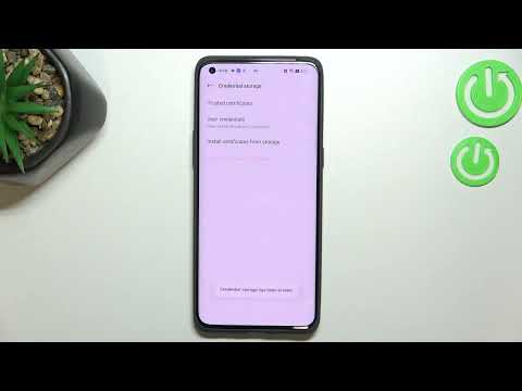 How to Clear Credentials on OPPO Find X5 Pro