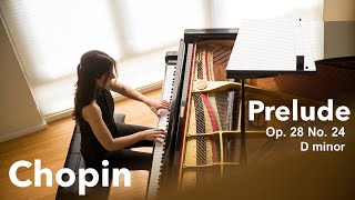 Chopin Prelude in D minor, Op. 28 No. 24 - Maria Pikoula, piano
