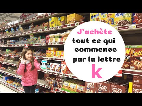 J’achète tout ce qui commence par la lettre K 10 minutes challenge// Kiara's toys 🌷💕
