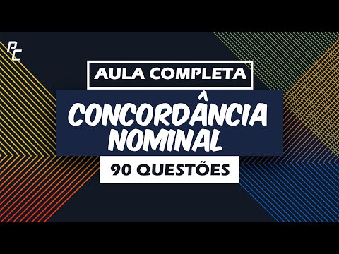CONCORDÂNCIA NOMINAL (90 QUESTÕES)