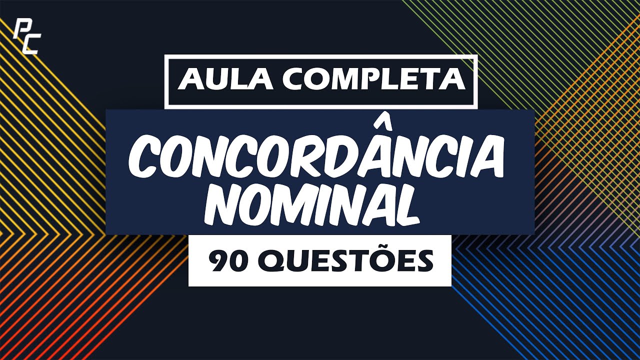 Concordância Nominal |Aula Completa| 90 Questões