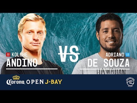 Kolohe Andino vs. Adriano de Souza - Round of 32, Heat 5 - Corona Open J-Bay 2019