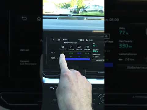 KIA e-Niro Quicktipp Energieverbrauch-Menü finden