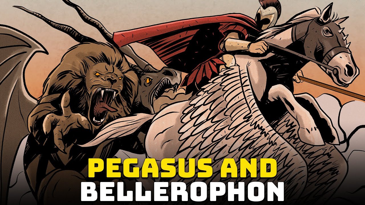 The Man Who Dreamed of Being God (Bellerophon and Pegasus) - Animated version - Greek Mythology