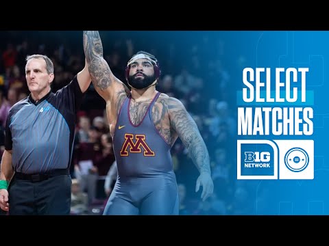 Select Matches: Purdue at Minnesota | Big Ten Wrestling | 02/09/2025