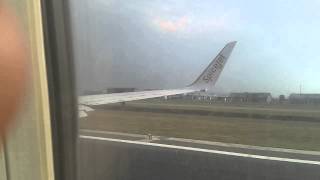 preview picture of video 'flight take off at Srinagar International airport'