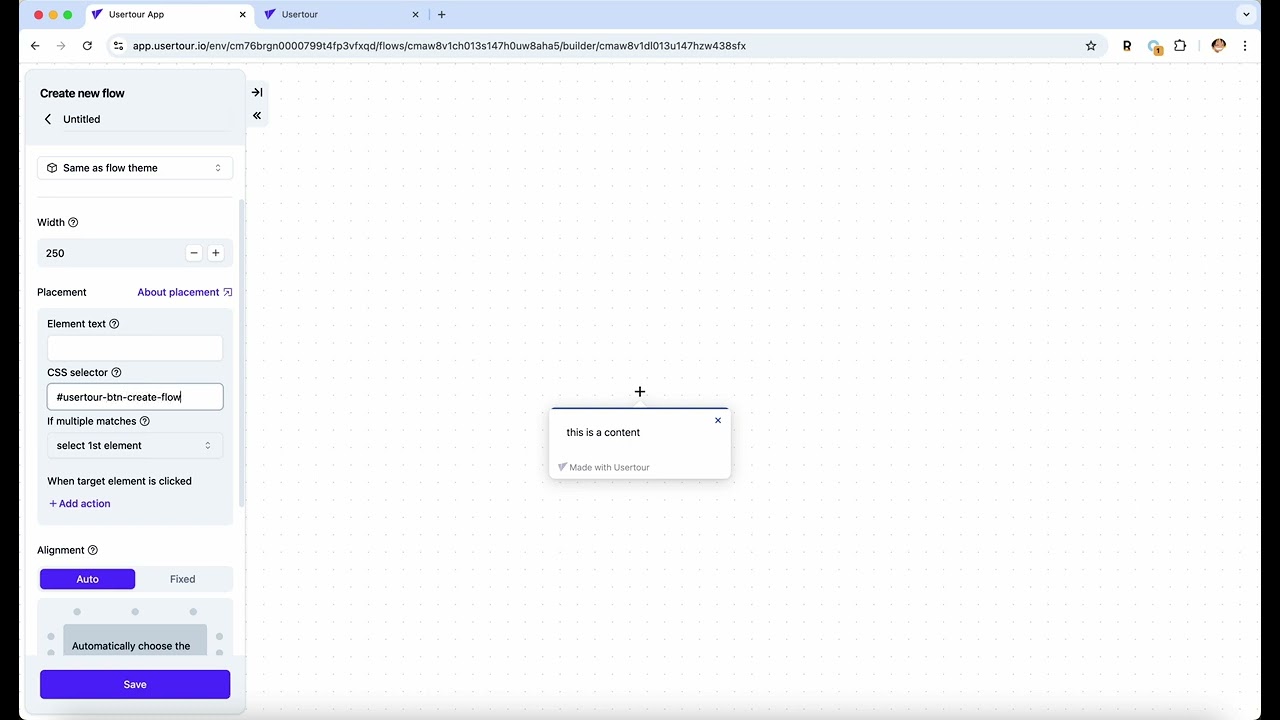 Tooltip Placement (Tooltips only)