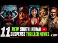 Top 11 Best South Indian Suspense Thriller Movies In Hindi 2026 South MurderMystery Movies Hindi