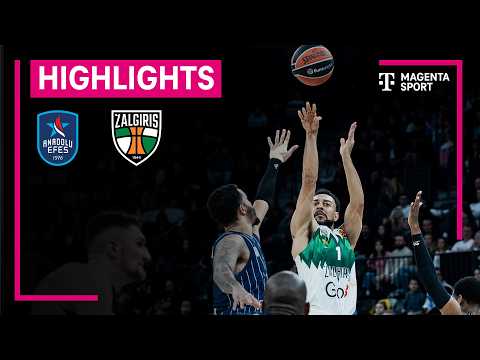 Anadolu Efes Istanbul - Zalgiris Kaunas | EuroLeague | MAGENTA SPORT