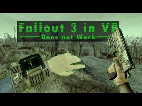 Putting Fallout 3 in VR taught me its time to grow up