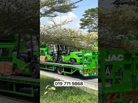 2 unit JAC EV Forklift, sekali angkut terus jalan! 🚛⚡