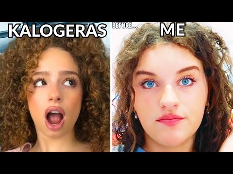 I Tried The KALOGERAS Curly Hair Routine! (Sabre's Transformation)