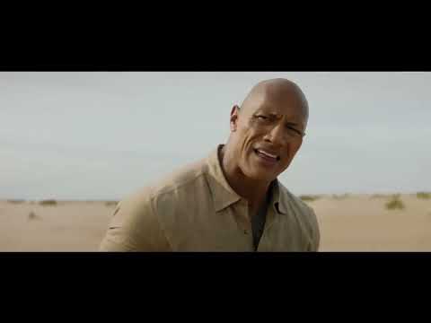 Trailer montage of dunes and ostrich stampede, syncing with pounding percussion
