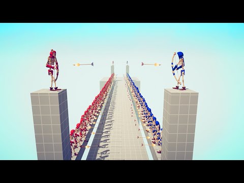 50x SKELETON ARCHERS vs 50x EVERY RANGED UNIT | TABS - Totally Accurate Battle Simulator