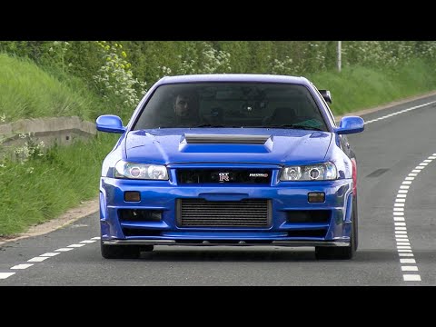 830HP Nissan Skyline R34 GT-R V-Spec 2.7L Stroker Japonic - Revs And Acceleration Sounds!
