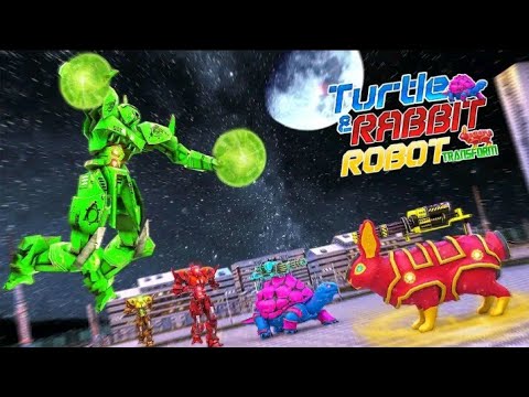 Turtla And Rabbit Robot Transforming Game | Chari Games